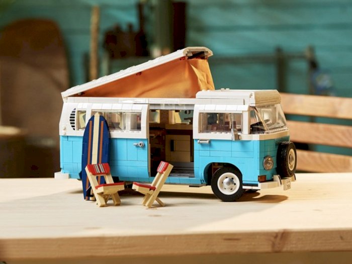 Lego Luncurkan Miniatur Mobil Volkswagen T2 Camper Van Seharga Rp2,6 Juta!
