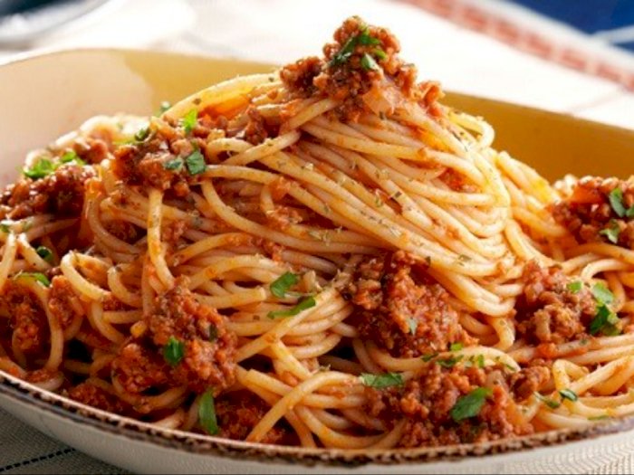 Resep Spaghetti Sarang Burung Saus Balado