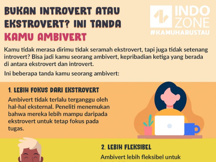 Bukan Introvert atau Ekstrovert? Ini Tanda Kamu Ambivert