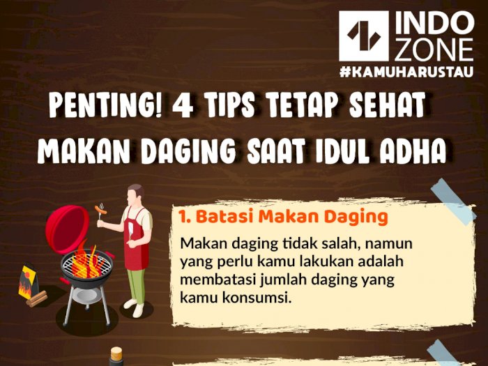 Penting! 4 Tips Tetap Sehat Makan Daging saat Idul Adha