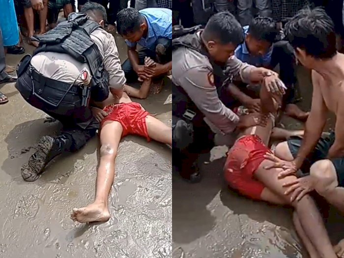 Viral Video Bocah Tenggelam saat Mandi di Pantai Bantayan Seunuddon Aceh Utara