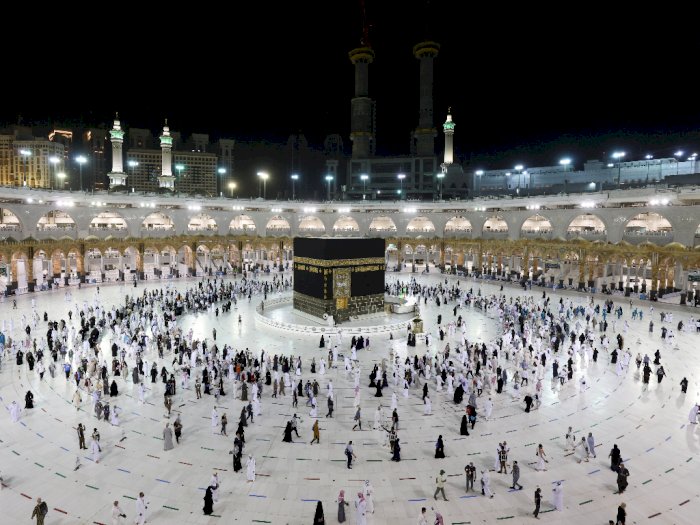 FOTO: Ibadah Haji Tahunan di Kota Suci Mekkah