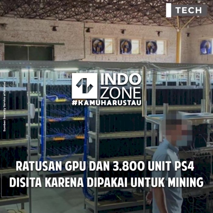 Ratusan GPU dan 3.800 Unit PS4 Disita Karena Dipakai untuk Mining