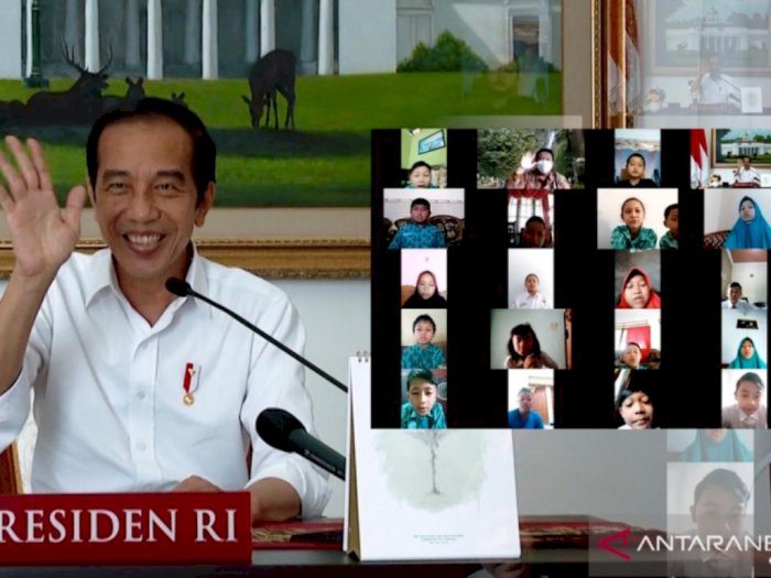 Hari Anak Nasional, Siswa SD Sampaikan Keluhan ke Presiden Jokowi