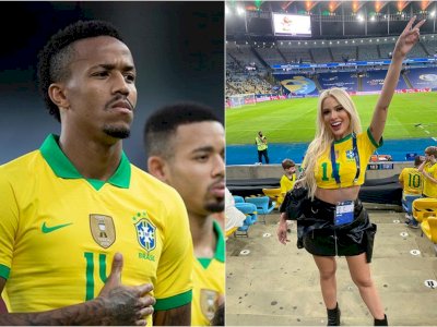 Digosipkan Kencan dengan Neymar, Selebgram Seksi Ini Justru Go Public dengan Eder Militao