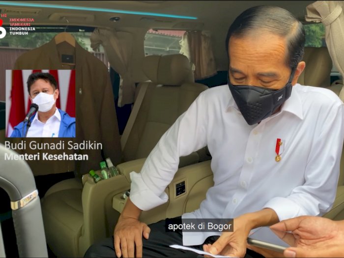 Usai Cek Obat Terapi COVID-19 Kosong di Apotek, Presiden Jokowi Langsung Telepon Menkes