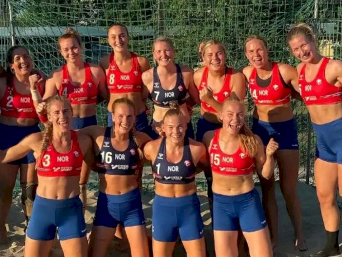 Menolak Memakai Celana Bikini, Tim Bola Tangan asal Norwegia Ini Didenda