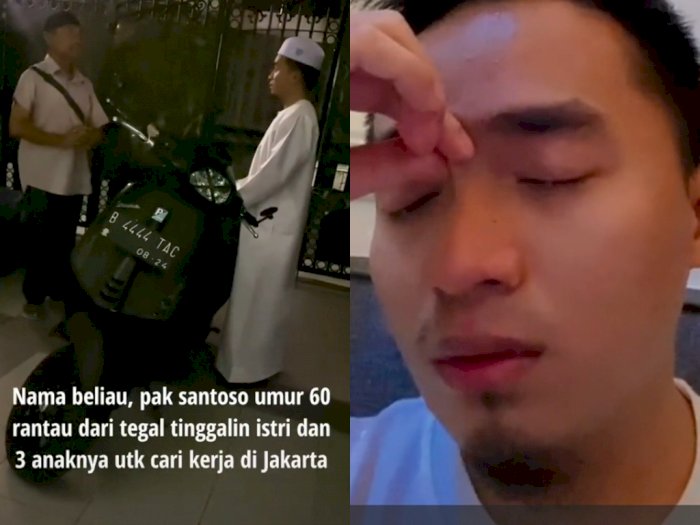 Taqy Malik Nangis karena Tak Temukan Kakek yang Minta Nasi ke Rumah, Ingin  Beri Pekerjaan | Indozone.id