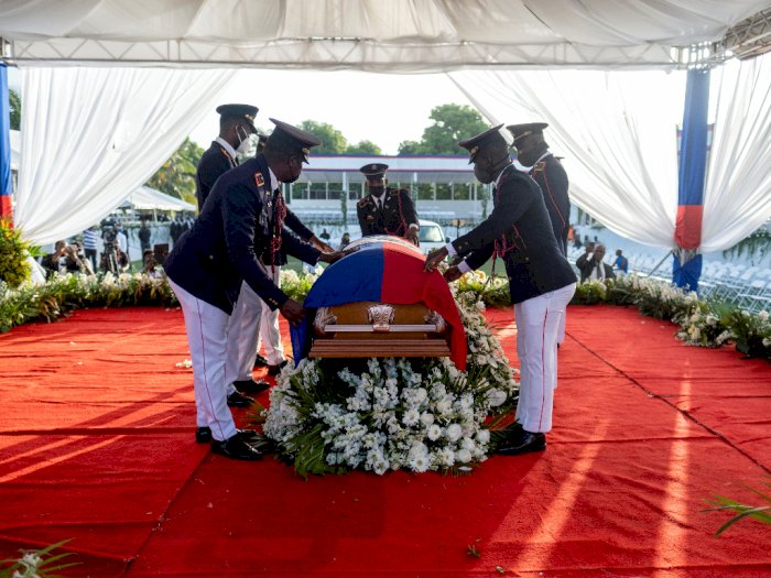 Kerusuhan Merusak Pemakaman Presiden Haiti Jovenel Moise yang Tewas Ditembak 2 Minggu Lalu