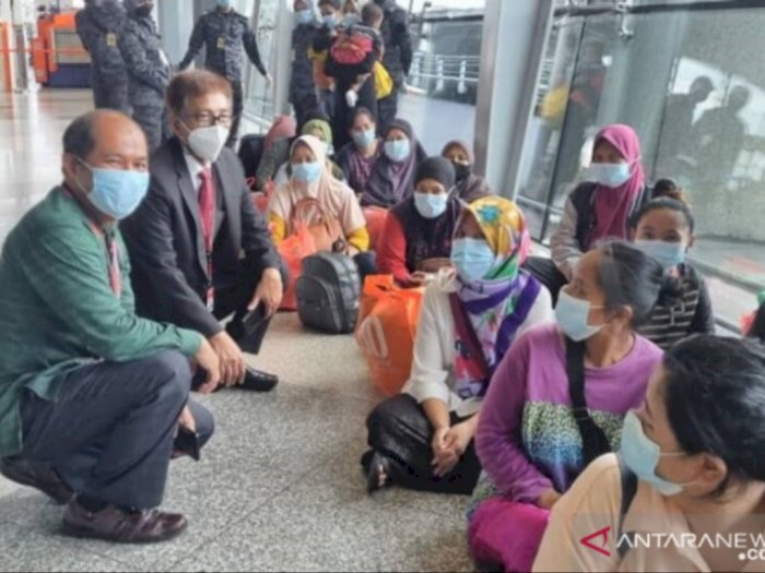 Sebanyak 63 Pekerja Migran Indonesia Dipulangkan dari Penjara Malaysia