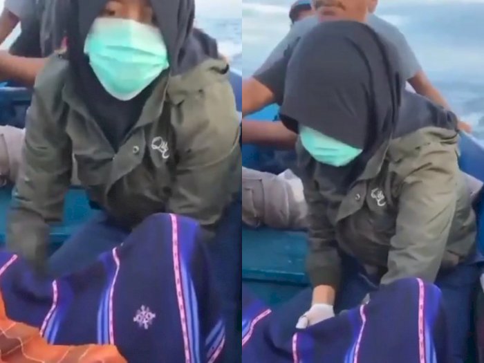 Viral Bidan Desa di Banggai Laut Bantu Persalinan di Atas Perahu, Tuai Pujian Netizen