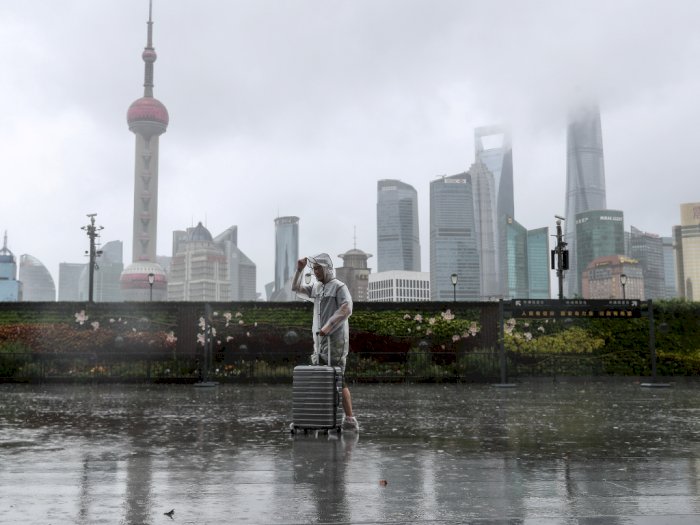 Setelah Alami Banjir Parah, Kini China Dilanda Topan In-fa