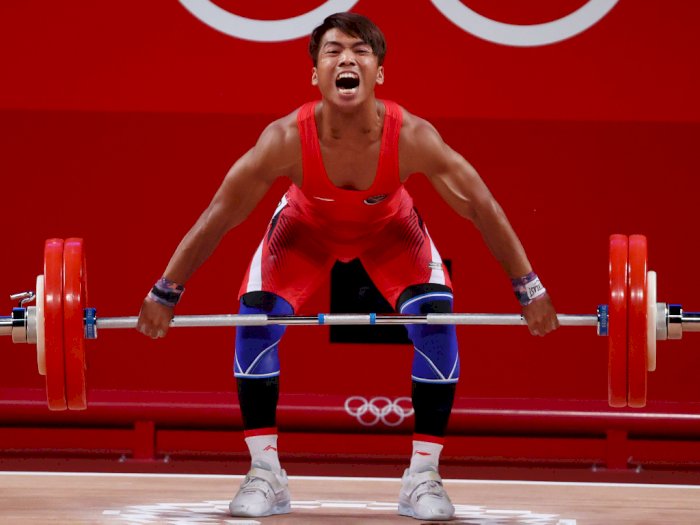 Olimpiade Tokyo 2020: Lifter Deni Belum Beruntung di Kelas 67 Kg