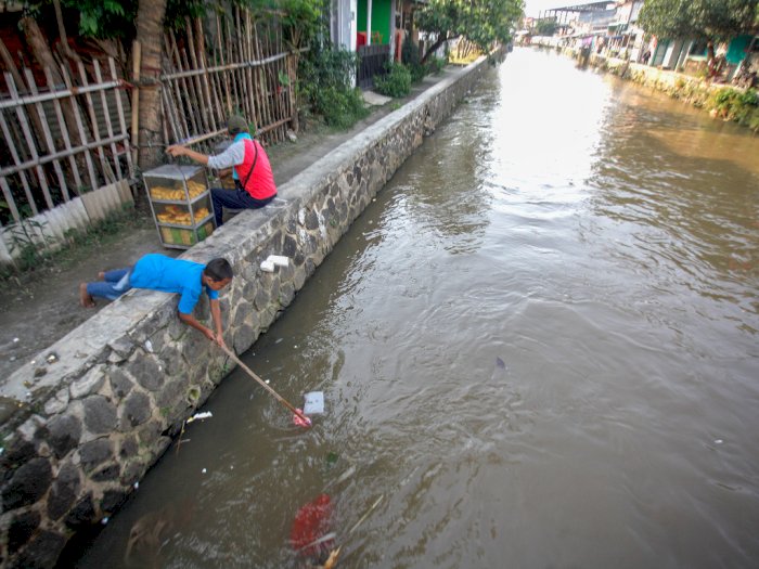 FOTO: Kondisi Sungai di Bogor