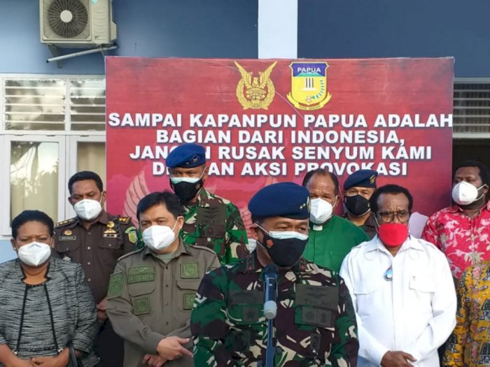 Temui Tokoh Papua, Pangkoopsau III Minta Maaf atas Kekerasan Oknum TNI AU