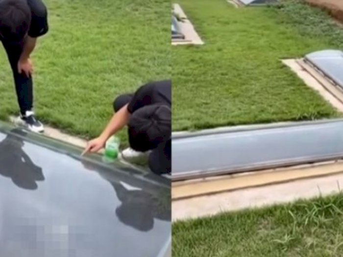 Viral Video Penampakan Kuburan yang Transparan, Bikin Netizen Merinding