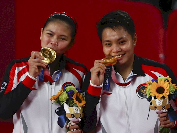 Olimpiade Tokyo: Ganda Putri Greysia/Apriyani Bawa Pulang Medali Emas Bulu Tangkis