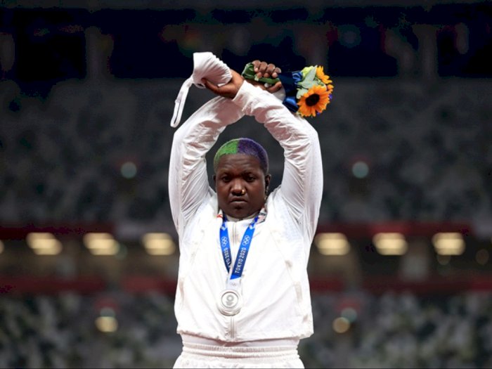 IOC Investigasi Selebrasi Kontroversial Raven Saunders di Olimpiade