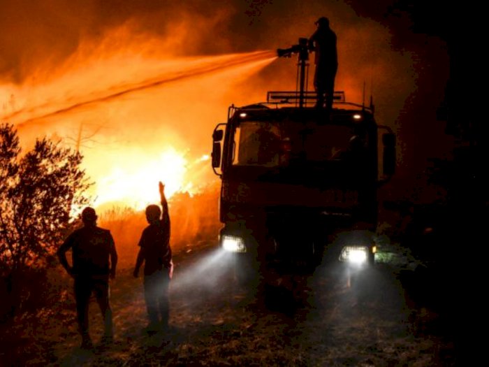 Kebakaran Hutan di Turki, Para Turis Dievakuasi dengan Kapal Penyelamat