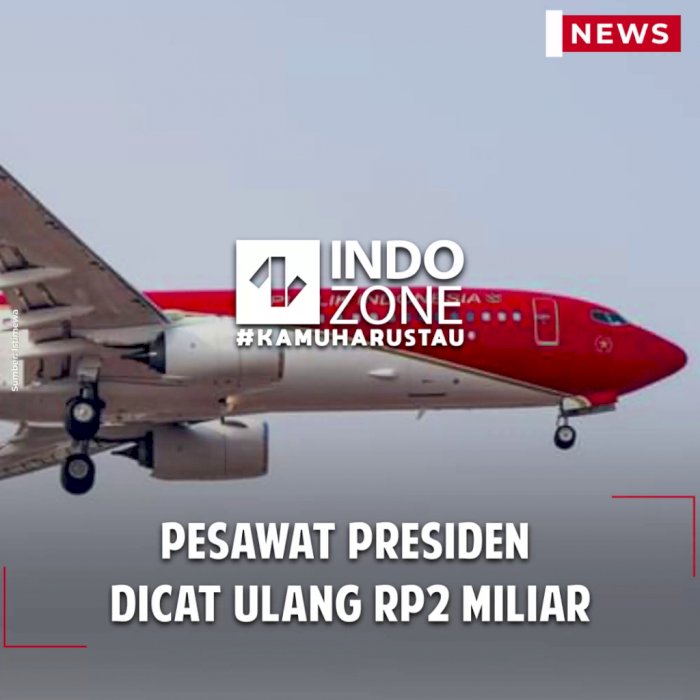 Pesawat Presiden Dicat Ulang Rp2 Miliar