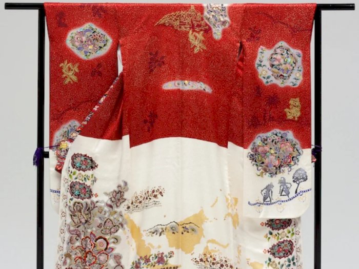 Jepang Buat Kimono yang Menggambarkan Negara Peserta Olimpiade, Ini Desain untuk Indonesia