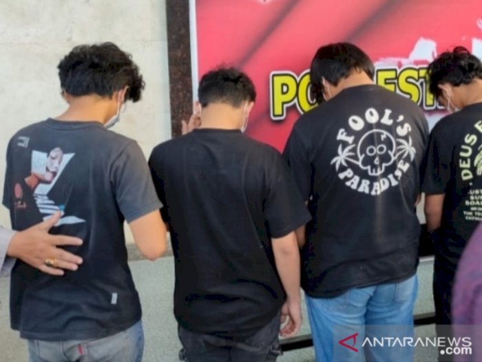 Polrestabes Makassar Tangkap 8 Terduga Peserta Tarung Bebas Ilegal yang Viral di Medsos