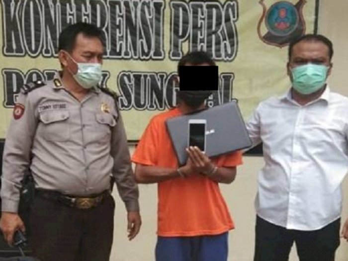 Gasak 7 Laptop, Maling Rumah di Deli Serdang Terancam 7 Tahun Penjara