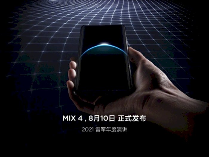 Diumumkan 10 Agustus Nanti, Xiaomi Mi MIX 4 Bakal Hadirkan Kamera di Bawah Layar