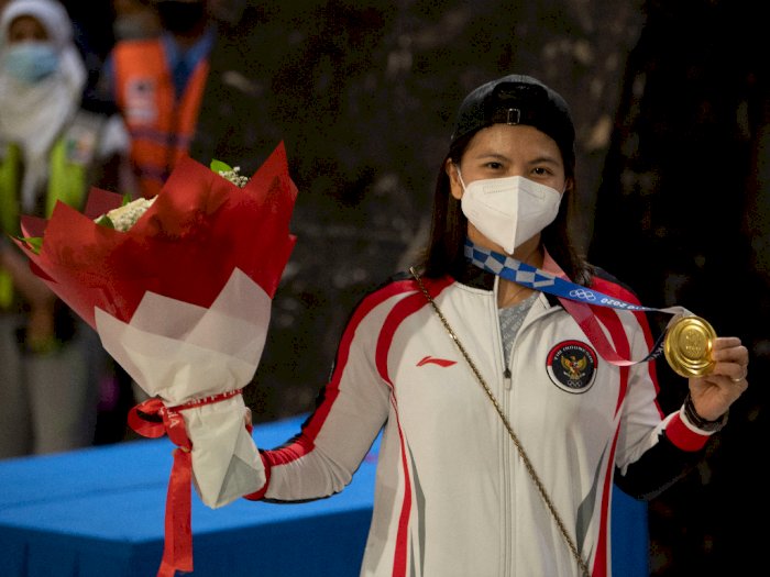 Raih Medali Emas, Greysia Ingin prestasi di Olimpiade Bisa Jadi Motivasi Bagi Junior