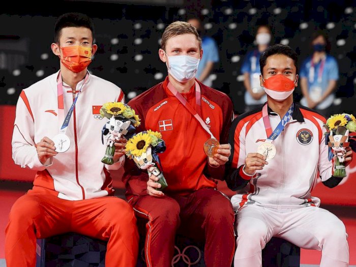 Bawa Perunggu dari Olimpiade Tokyo, Anthony Sinisuka Ginting: Puji Tuhan!