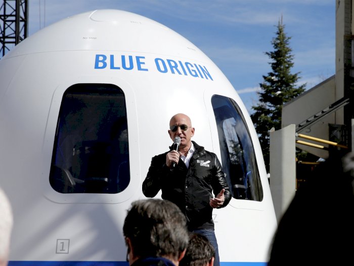 Perusahaan Blue Origin Milik Jeff Bezos Kritik SpaceX yang Bakal Pergi ke Bulan!
