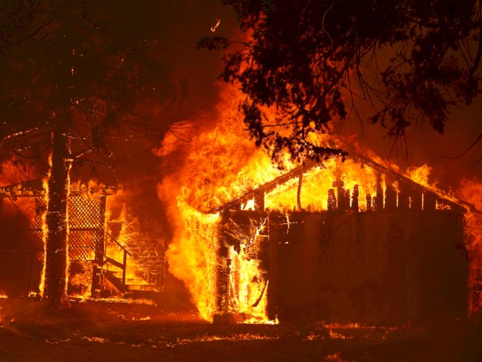 Kota Bersejarah di California Hancur karena Kebakaran Hutan
