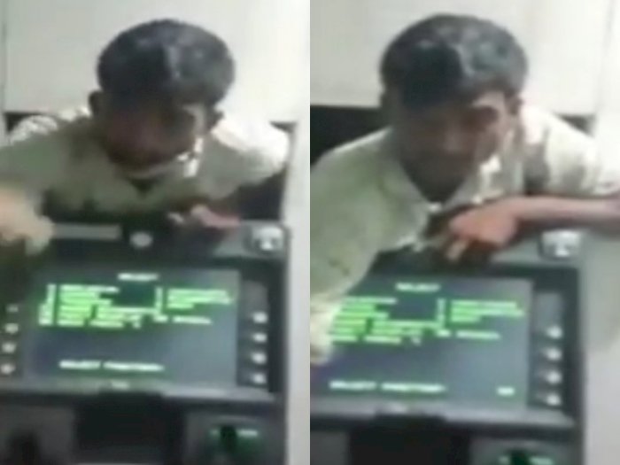 Rencana Pencuri Ini Gagal Total Usai Terjebak di Belakang ATM, Berujung Ditangkap Polisi