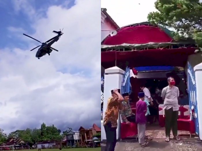 Viral 'Crazy Rich' Datang ke Nikahan Mantan Naik Helikopter, Ini Fakta Sebenarnya
