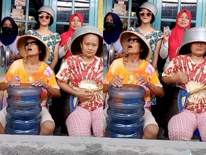 Ngakak! Viral Video Aksi Kocak Emak-emak Lenteng Agung yang Bikin Netizen Terhibur