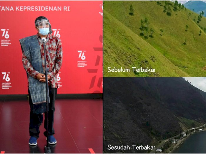 Jalan Kaki ke Jakarta, Aktivis ini Beberkan Kondisi Terkini Danau Toba ke Presiden Jokowi