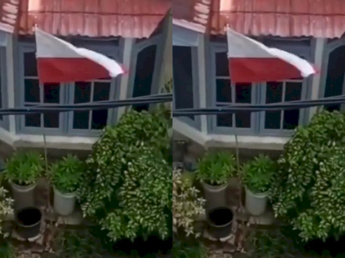 Pasang Bendera Terbalik, Tetangga dan Netizen Kesal: Tidak Tahu atau Demi Viral?