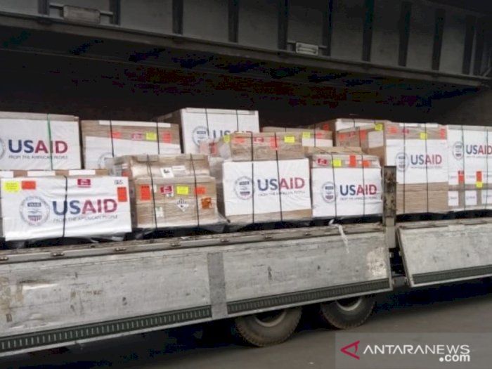 Bantuan Obat dan Alkes Senilai Rp750 Miliar Lebih dari AS Tiba di Jakarta