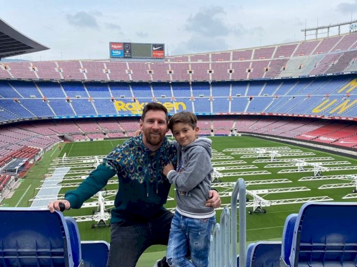 Nyesek, Messi Sempat Bingung Beri Tahu Kabar Kepindahan dari Barcelona ke Anak Sulungnya