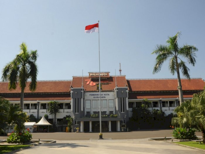 Peserta Upacara HUT ke-76 RI di Surabaya Dibatasi