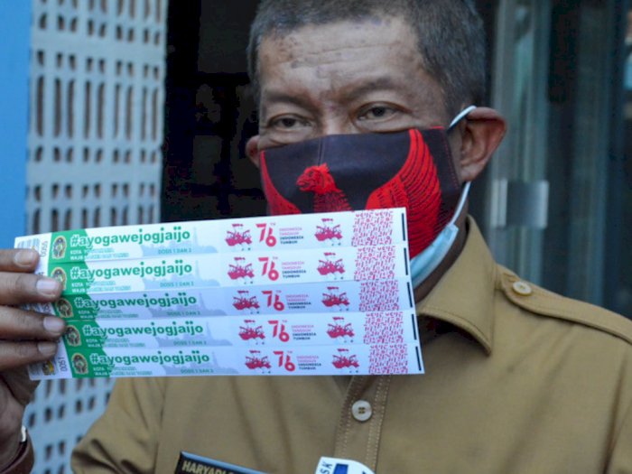  Demi Mempermudah Identifikasi, Pemkot Yogyakarta Perkenalkan Gelang Vaksinasi