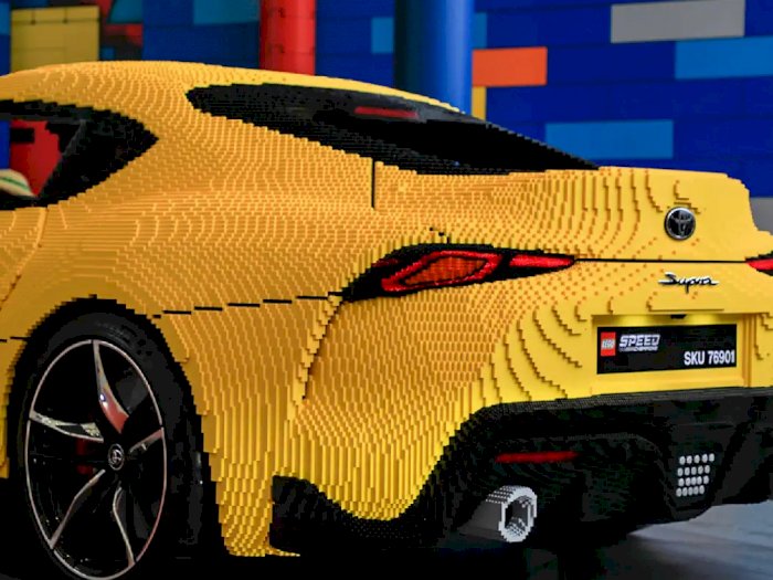 Toyota Luncurkan GR Supra Varian Listrik dengan Bodi Terbuat dari 480 Ribu Lego!