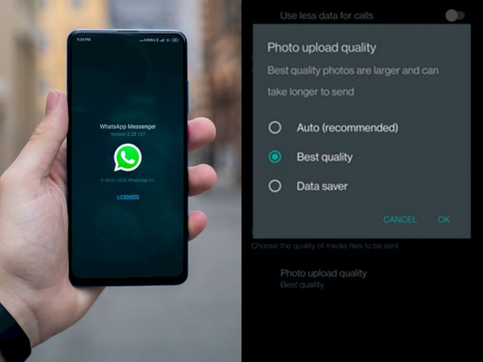 Pengaturan Baru WhatsApp, Pengguna bisa Mengirim Foto & Video dalam 'Kualitas Terbaik'