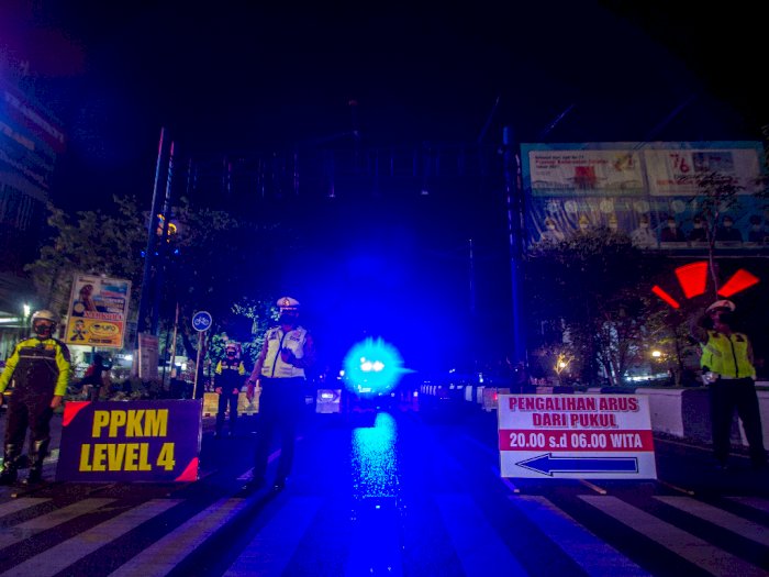 FOTO: Pemberlakuan Jam Malam di Kota Banjarmasin