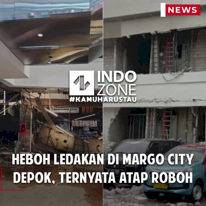 Heboh Ledakan di Margo City Depok, Ternyata Atap Roboh