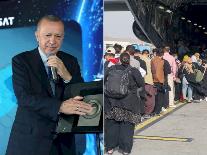 Erdogan Sebut Turki Tidak Mampu Lagi Tampung Pengungsi dari Afghanistan