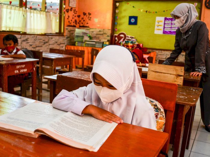 FOTO: Pembelajaran Tatap Muka Terbatas di Tasikmalaya