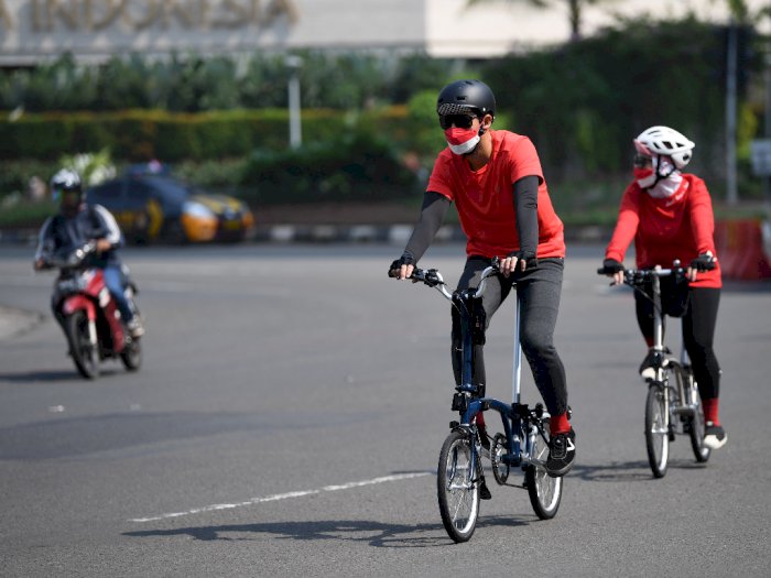 PPKM Level 3 Jakarta, Ingat Pesepeda Belum Boleh Melintas di Sudirman-Thamrin