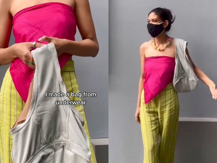 Viral Wanita Buat Tas dari Celana Dalam, Netizen Sampai Geli