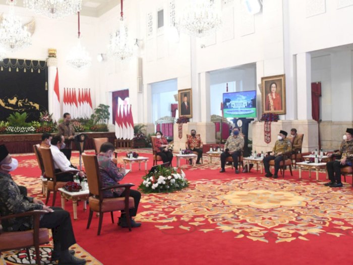 Berikut 5 Poin yang Dibahas Presiden Jokowi dengan para Ketum Parpol